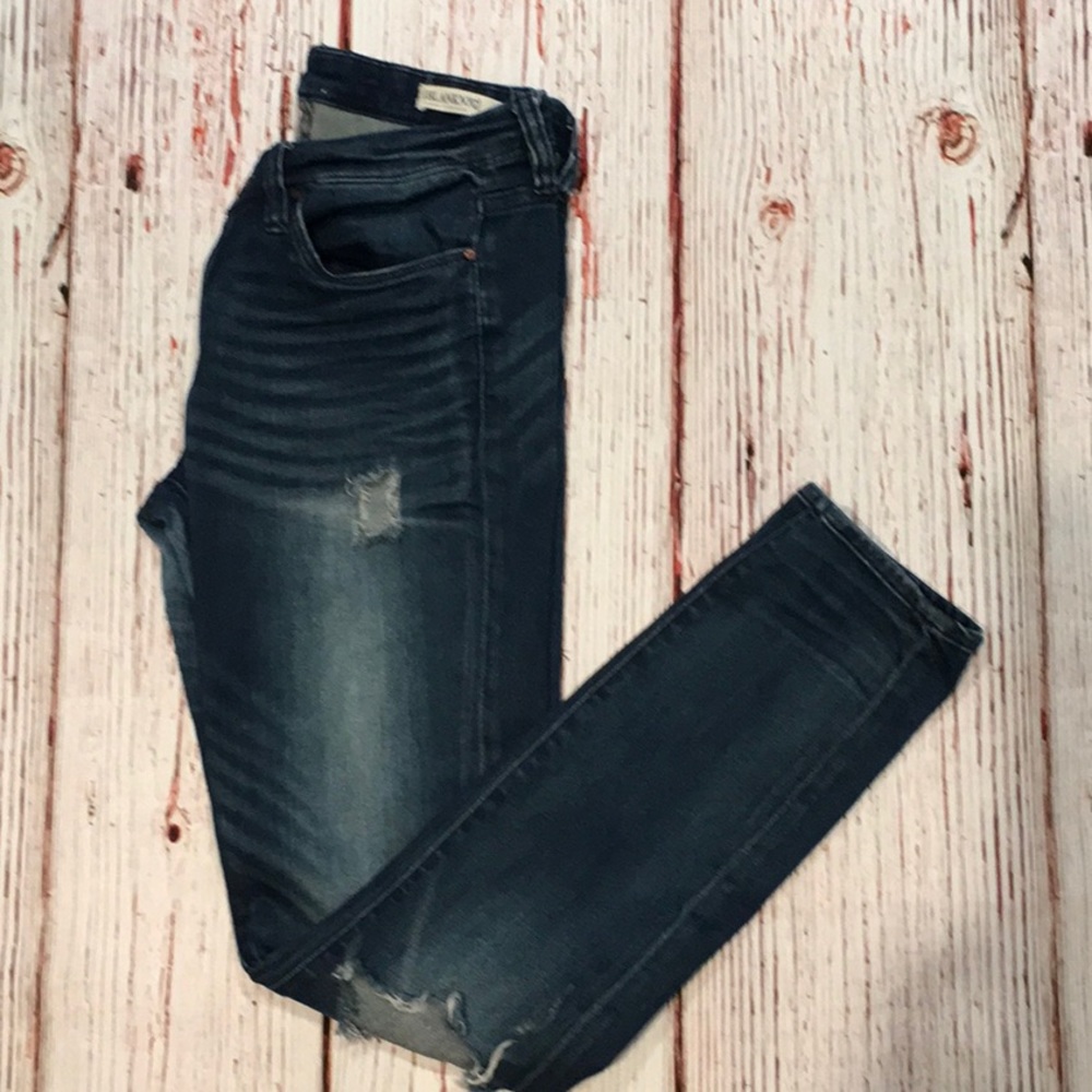 Blank NYC Skinny Classique Distressed Jeans, sz 28 - Picture 3 of 11